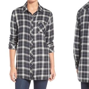 KUT from the Kloth Plaid Tunic Shirt
